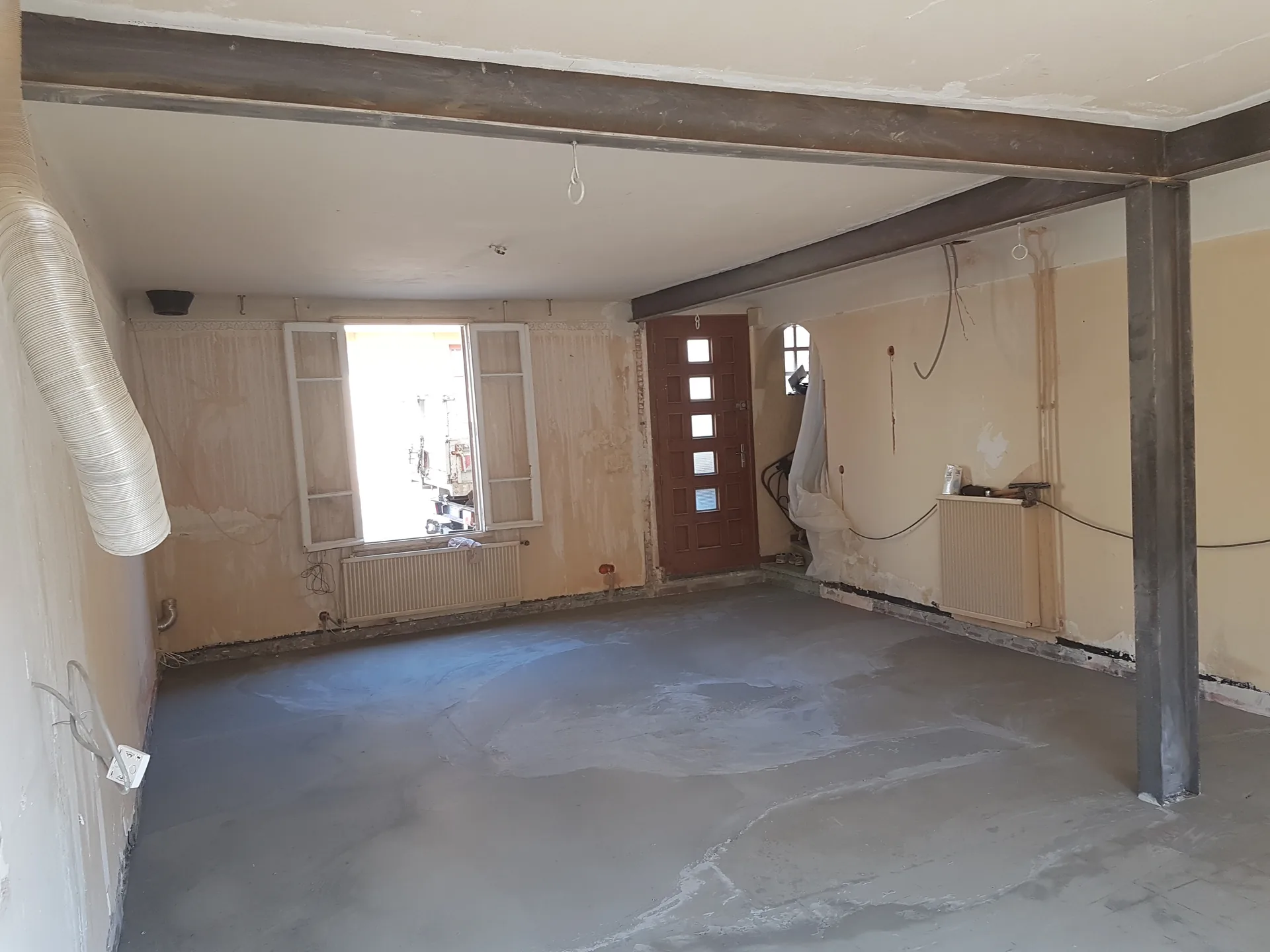 Agrandissement salon renfort IPE Espéraza