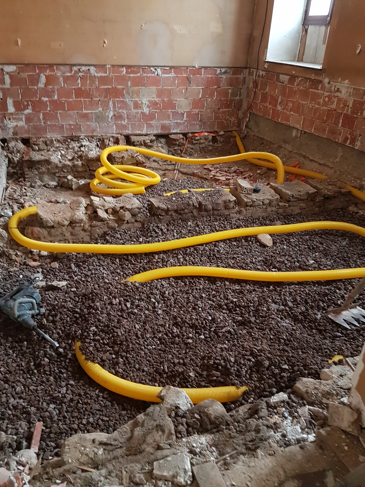 Drain ventilé sous ossature bois Limoux